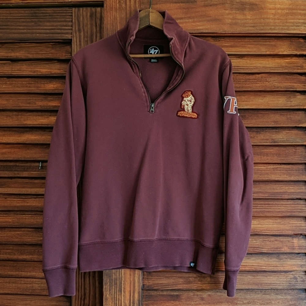 Virginia Tech VPI Varsity Zip Pullover Sweatshirt